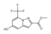 methyl 5-hydroxy-7-(trifluoromethyl)pyrazolo[1,5-a]pyridine-2-carboxylate结构式