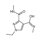 1-ethyl-3-N,4-N-dimethylpyrazole-3,4-dicarboxamide结构式