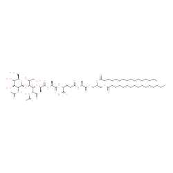 N-acetylglucosamine-N-acetylmuramyl-alanyl-isoglutaminyl-alanyl-glycerol dipalmitoyl structure