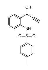 N-[2-(1-hydroxyprop-2-yn-1-yl)phenyl]-4-methylbenzenesulfonamide结构式