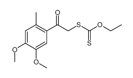 S-(2-(4,5-dimethoxy-2-methylphenyl)-2-oxoethyl) O-ethyl carbonodithioate结构式
