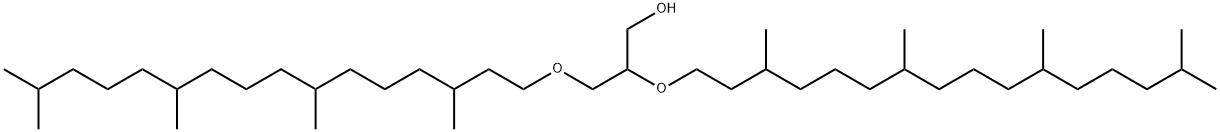 1-O,2-O-Bis(3,7,11,15-tetramethylhexadecyl)glycerol结构式