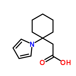 [1-(1H-Pyrrol-1-yl)cyclohexyl]acetic acid结构式