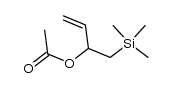 1-(trimethylsilyl)but-3-en-2-yl acetate结构式