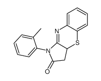 1-(2-methylphenyl)-3,3a-dihydropyrrolo[3,2-b][1,4]benzothiazin-2-one结构式