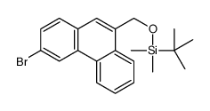 (3-bromophenanthren-9-yl)methoxy-tert-butyl-dimethylsilane结构式