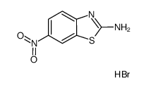 6-nitrobenzo[d]thiazol-2-amine hydrobromide结构式