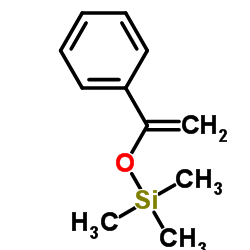 1-phenyl(trimethylsiloxy)ethylene Structure