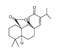 8-Hydroxy-12-oxoabieta-9(11),13-dien-20-oic acid 8,20-lactone结构式