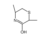 (2S,5R)-2,5-dimethylthiomorpholin-3-one Structure