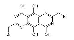 Pyrimido[4,5-g]quinazoline-4,9-dione,2,7-bis(bromomethyl)-1,6-dihydro-5,10-dihydroxy- (9CI) picture