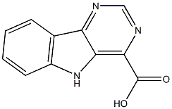 5H-pyrimido[5,4-b]indole-4-carboxylic acid Structure