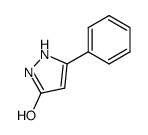 5-苯基吡唑-3-醇结构式