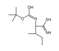 BOC-L-ISOLEUCINE THIOAMIDE structure