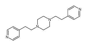 1,4-Bis[2-(4-pyridyl)ethyl]piperazine结构式