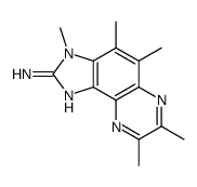 2,AMINO-3,4,5,7,8-PENTAMETHYLIMIDAZO(4,5-F)QUINOXALINE结构式