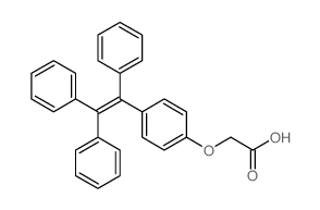 2-(4-(1,2,2-triphenylvinyl)phenoxy)acetic acid Structure
