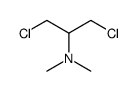 1,3-dichloro-N,N-dimethyl-propan-2-amine结构式