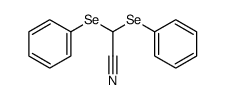 bis(phenylseleno)acetonitrile Structure