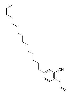 5-pentadecyl-2-prop-2-enylphenol Structure
