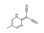 5-methyl-1,2-dihydro-2-pyrimidinyldenemalononitrile Structure