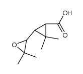 epoxychrysanthemic acid结构式