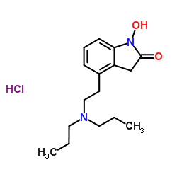4-[2-(Dipropylamino)ethyl]-1-hydroxy-1,3-dihydro-2H-indol-2-one hydrochloride (1:1) Structure