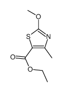 ethyl 2-methoxy-4-methyl-1,3-thiazole-5-carboxylate结构式