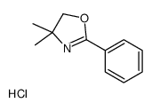 4,4-dimethyl-2-phenyl-5H-1,3-oxazole,hydrochloride结构式