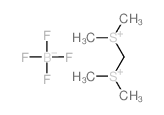 dimethylsulfoniomethyl(dimethyl)sulfanium,tetrafluoroborate Structure