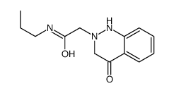 2-(4-oxo-1,3-dihydrocinnolin-2-yl)-N-propylacetamide Structure