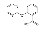 2-pyrimidin-2-yloxybenzoic acid结构式