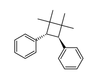 trans-1,2-diphenyl-3,3,4,4-tetramethylcyclobutane Structure