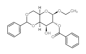 ETHYL 2-O-BENZOYL-4,6-O-BENZYLIDENE-BETA-D-GALACTOPYRANOSIDE structure