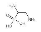 Phosphonic acid,P-(1,2-diaminoethyl)-结构式