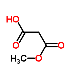 3-Methoxy-3-oxopropanoic acid structure