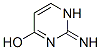 4-Pyrimidinol, 1,2-dihydro-2-imino-, (E)- (9CI) Structure