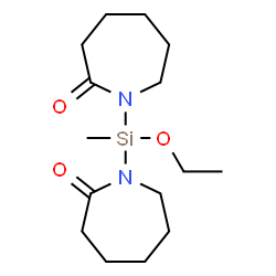 1,1'-(ethoxymethylsilylene)bis[hexahydro-2H-azepin-2-one] Structure