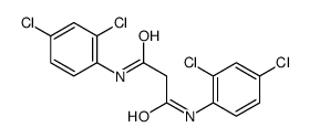 N,N'-bis(2,4-dichlorophenyl)propanediamide Structure