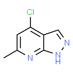 4-Chloro-6-methyl-1H-pyrazolo[3,4-b]pyridine structure