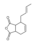 4-but-2-enyl-3a,4,7,7a-tetrahydro-2-benzofuran-1,3-dione Structure