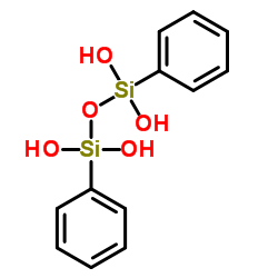 1,3-Diphenyldisiloxane-1,1,3,3-tetrol Structure