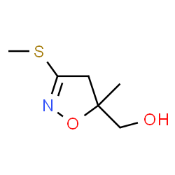 (5-Methyl-3-(Methylthio)-4,5-dihydroisoxazol-5-yl)Methanol结构式