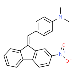 2-Nitro-9-[4-(dimethylamino)benzylidene]-9H-fluorene structure