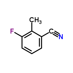 3-氟-2-甲基苯腈结构式