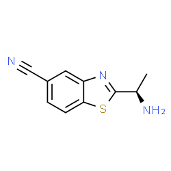 5-Benzothiazolecarbonitrile,2-(1-aminoethyl)-,(R)-(9CI) Structure