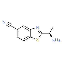 5-Benzothiazolecarbonitrile,2-(1-aminoethyl)-,(R)-(9CI) structure