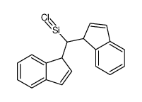 bis(1H-inden-1-yl)methyl-chlorosilicon结构式