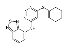 N-(2,1,3-benzothiadiazol-4-yl)-5,6,7,8-tetrahydro-[1]benzothiolo[2,3-d]pyrimidin-4-amine Structure