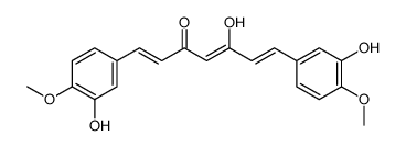 5-hydroxy-1,7-bis(3-hydroxy-4-methoxyphenyl)hepta-1,4,6-trien-3-one Structure